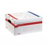 Scatola archivio Memory X File - con coperchio - dorso 27,5 cm - 37 x 27 x 52 cm - bianco - Sei Rota