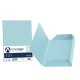 Cartellina 3 lembi Acqua - 200 gr - A4 - cartoncino bristol - celeste - Favini - conf. 25 pezzi