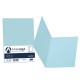 Cartellina semplice Acqua - 200 gr - A4 - celeste - cartoncino bristol - Favini - conf. 50 pezzi