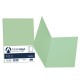 Cartellina semplice Acqua - 200 gr - A4 - verde chiaro - cartoncino bristol - Favini - conf. 50 pezzi