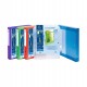Cartella 3 lembi con bottone Kreacover - A4 - dorso 4 cm - PP - colori assortiti - Exacompta