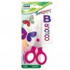 Forbice Snippy Color - punta tonda - 13 cm - lama acciaio - colori assortiti - Lebez