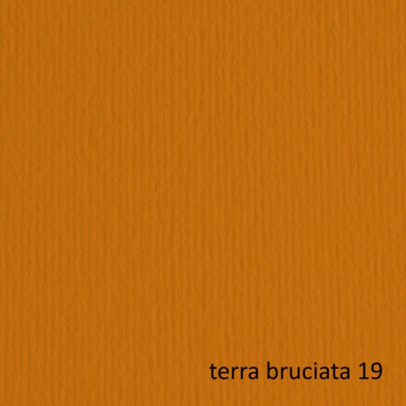 Cartoncino Elle Erre - 70 x 100 cm - 220gr - terra bruciata 119 - Fabriano - blister 10 fogli