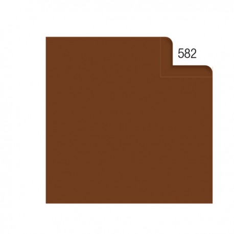 Carta velina - 50 x 70 cm - 20 gr - marrone 582 - Rex Sadoch - busta 26 pezzi