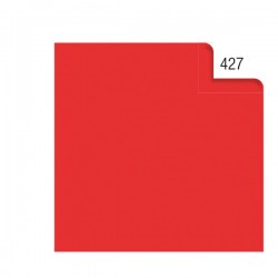 Carta velina - 50 x 70 cm - 20 gr - rosso 427 - Rex Sadoch - busta 26 pezzi