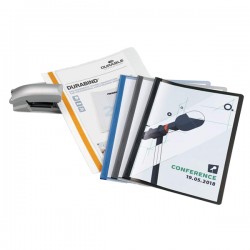 Cartellina per rilegatura Durabind - A4 - PVC - azzurro - Durable