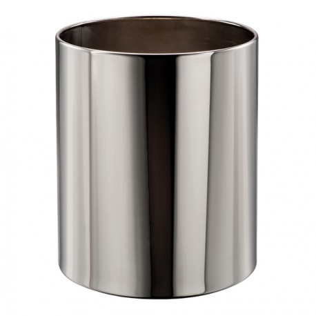 Cestino gettacarte Getsi - diametro 23 cm - H 28 cm - 12,5 L - inox brillante - Medial