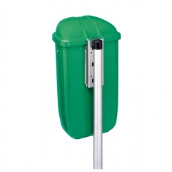 Palo zincato - per gettacarte Classic - 120 cm - Medial