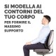 Supporto schiena Office Suites - 50x45x20 cm - in tessuto a rete - nero - Fellowes