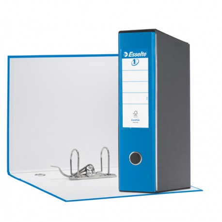 Registratore Eurofile G55 - dorso 8 cm - protocollo 23 x 33 cm - blu vivida - Esselte
