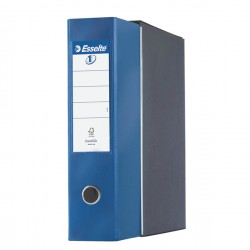 Registratore Eurofile G55 - dorso 8 cm - protocollo 23 x 33 cm - blu metallizzato - Esselte