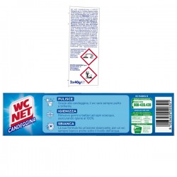 Tavoletta Profumoso Ocean Fresh - WC Net - 4 gabbiette da 34 gr