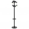 Appendiabiti Stand3 - 8 posti - 175 x 37 cm - nero - Alba