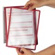 Leggio da parete Vario Wall 5 - 5 pannelli Sherpa inclusi - rosso - Durable