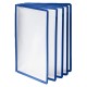 Pannelli di ricambio Sherpa per leggii Vario - blu - Durable - conf. 5 pezzi
