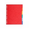Separatore Forever - 6 tacche - cartoncino riciclato 220 gr - A4 maxi - mutlicolore - Exacompta