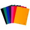 Cartella 3 lembi con elastico angolare - A4 - PP - blu - Exacompta