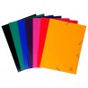 Cartella 3 lembi con elastico angolare - A4 - PP - fucsia - Exacompta