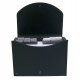 Classificatore Exacase - 13 tasche - PPL - 33x26 cm - nero - Exacompta