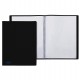 Portalistini Sviluppo - liscio - PP - 22 x 30 cm - 40 buste - nero - Favorit