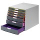 Cassettiera Varicolor - 28 x 35,6 x 29,2 cm - 7 cassetti - Durable