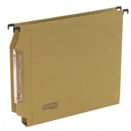 Cartella sospesa Avana - armadio - interasse 33 cm - fondo U - 32,6 x 27,5 cm - avana - Bertesi
