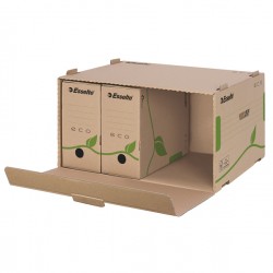Scatola container EcoBox - 34 x 43,9 x 25,9 cm - apertura laterale - Esselte