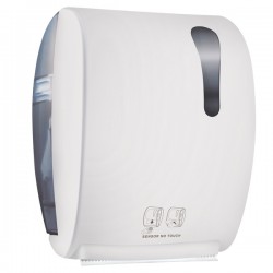 Dispenser elettronico asciugamani Kompatto Advan 875 - 32 x 22,4 x 40,5 cm - bianco - Mar Plast