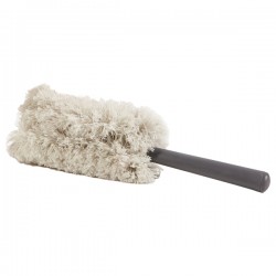 Spolverino Dusty King - microfibra - 3 ricambi inclusi - bianco/nero - Perfetto