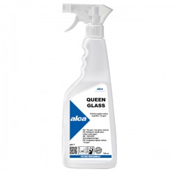 Detergente per vetri Queen Glass - profumo gradevole - Alca - trigger da 750 ml