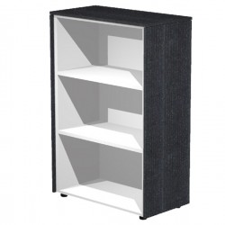 Mobile Prestige - medio a giorno - 82,8 x 43 x 119,8 cm - nero venato