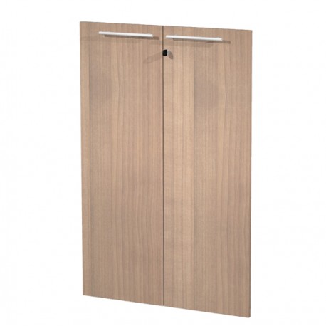 Coppia ante Prestige - per mobile medio - 80 x 115,4 cm - spessore 18 mm - melaminico - ciliegio arabis