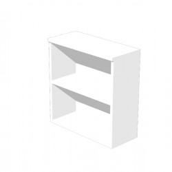 Mobile Easy - basso a giorno - 80 x 35x 72 cm - bianco