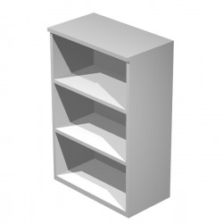 Mobile Easy - medio a giorno - 80 x 35 x 120 cm - grigio