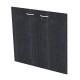 Coppia ante Easy - per mobile basso - 80 x 67 cm - spessore 18 mm - melaminico - nero venato