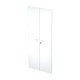 Coppia ante Easy - per mobile alto - 80 x 175 cm - spessore 18 mm - melaminico - bianco