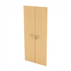 Coppia ante Easy - per mobile alto - 80 x 175 cm - spessore 18 mm - melaminico - faggio