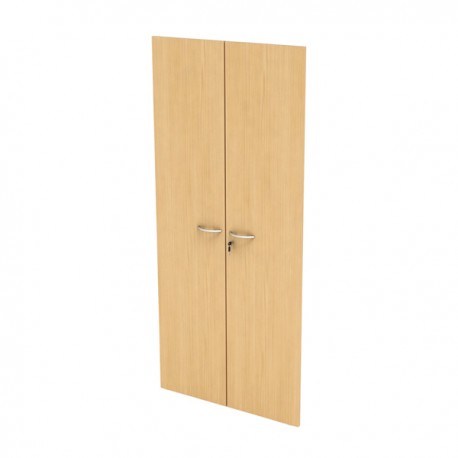 Coppia ante Easy - per mobile alto - 80 x 175 cm - spessore 18 mm - melaminico - faggio