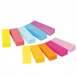 Segnapagina Post-it - 670-10AB-EU - in carta - 12,7 x 44 mm - 10 colori assortiti - Post-it - conf. 500 pezzi