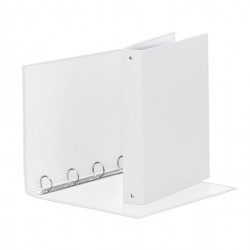 Raccoglitore Meeting - 22 x 30 cm - 4 anelli tondi 30 mm - dorso 4 cm - PP - bianco - Esselte