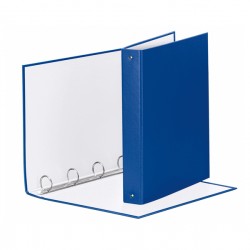 Raccoglitore Meeting - 22 x 30 cm - 4 anelli tondi 30 mm - dorso 4 cm - PP - blu - Esselte