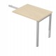 Allungo Easy Plus - DX/SX - 80 x 60 x 72,5 cm - faggio