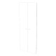 Coppia ante per libreria modulare - alta - 76 cm - melaminico - con serratura - bianco