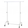 Stender appendiabiti professionale AC0081 - 105/175 x 50 x 141/191 cm - acciaio - Serena Group