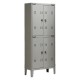 Armadio metallo - spogliatoio - 4 posti - 70x35x180 cm - grigio - Tecnical 2