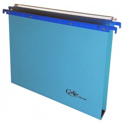 Cartella sospesa Joker - cassetto - interasse 39 cm - fondo U - 37 x 25 cm - blu - Bertesi