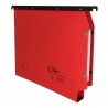Cartella sospesa Joker - armadio - interasse 33 cm - fondo U - 33 x 28 cm - rosso - Bertesi