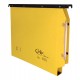 Cartella sospesa Joker - armadio - interasse 33 cm - fondo U - 33 x 28 cm - giallo - Bertesi