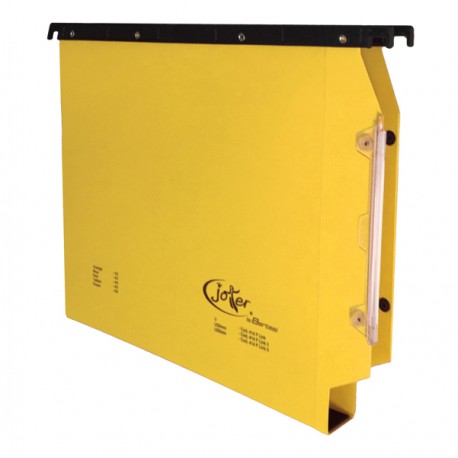 Cartella sospesa Joker - armadio - interasse 33 cm - fondo U - 33 x 28 cm - giallo - Bertesi