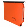 Cartella sospesa Joker - armadio - interasse 33 cm - fondo U - 33 x 28 cm - arancio - Bertesi